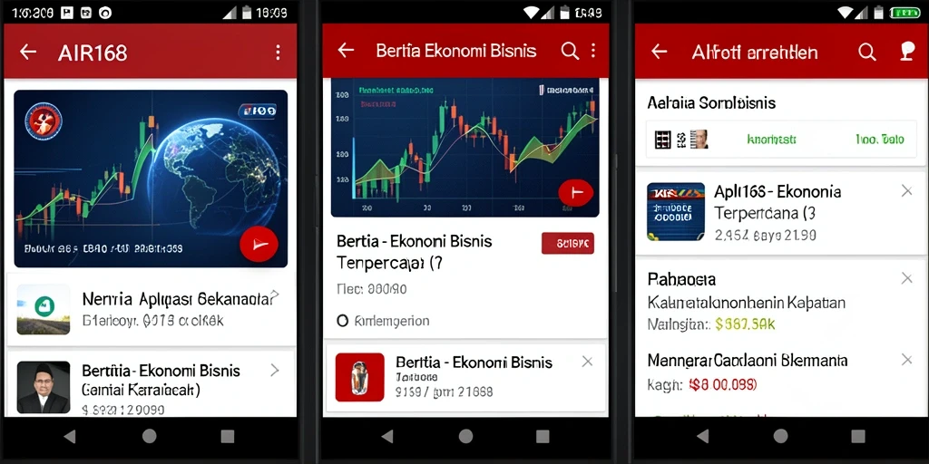 Tampilan antarmuka aplikasi AIR168 yang informatif dan user-friendly.