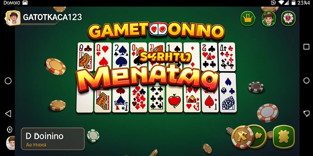 Antarmuka permainan GATOTKACA123 yang menarik dan intuitif.