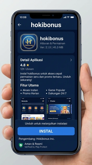 Download dan Instal APK Hokibonus di Android Anda